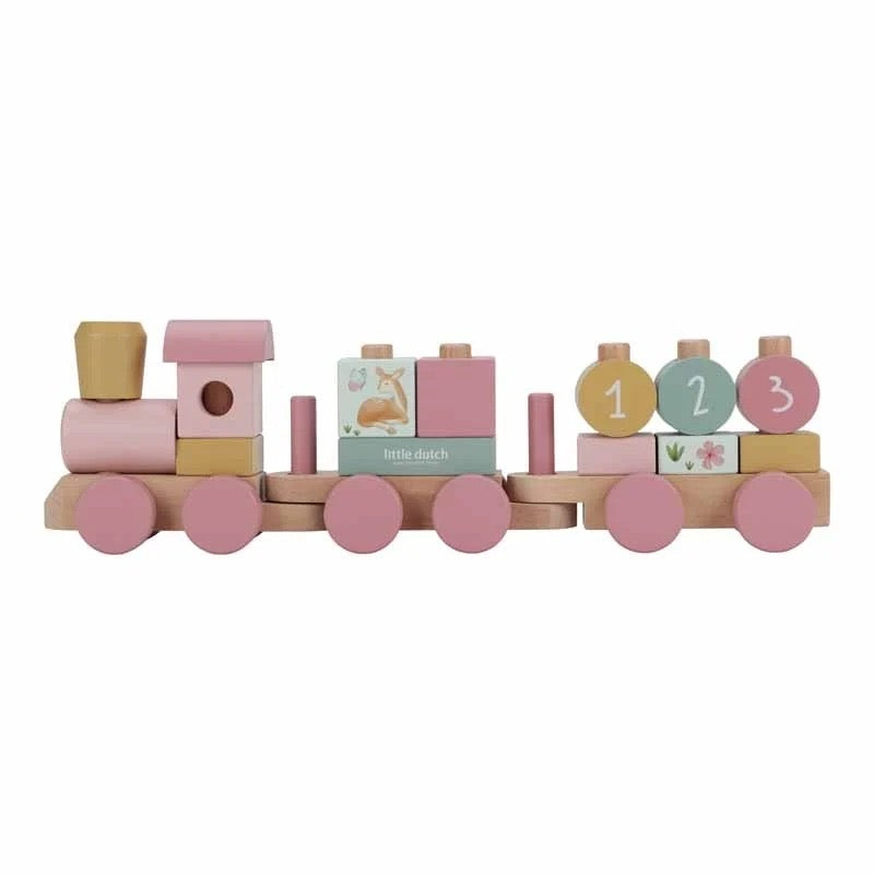 Little Dutch - Blokkentrein Fairy Garden - Gepersonaliseerd
