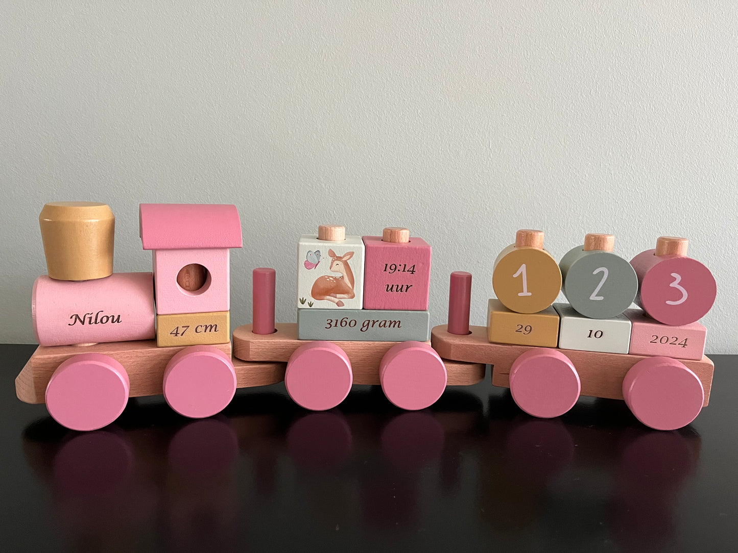 Little Dutch - Blokkentrein Fairy Garden - Gepersonaliseerd