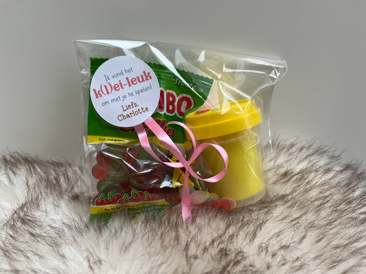 Traktatie Ik vond het k(l)ei-leuk om met je te spelen!